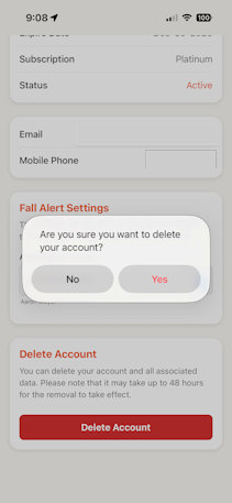 Step 3 - Confirm deletion